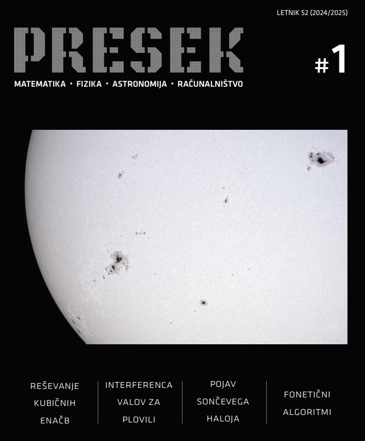 Naslovnica številke 1 (2024/25)